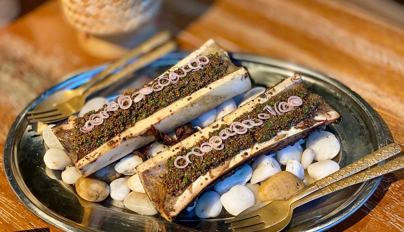 100 Mahaseth - roasted bone marrow nose to tail