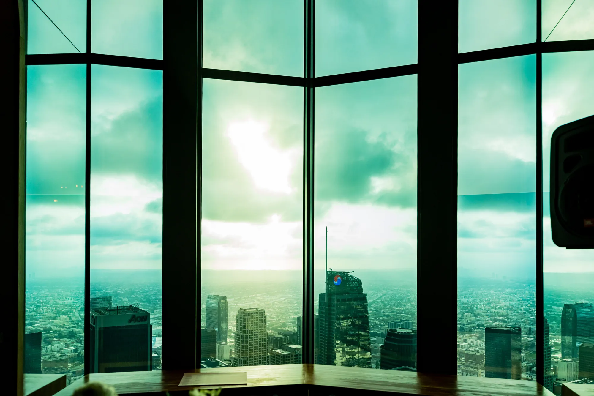 71above - window city view