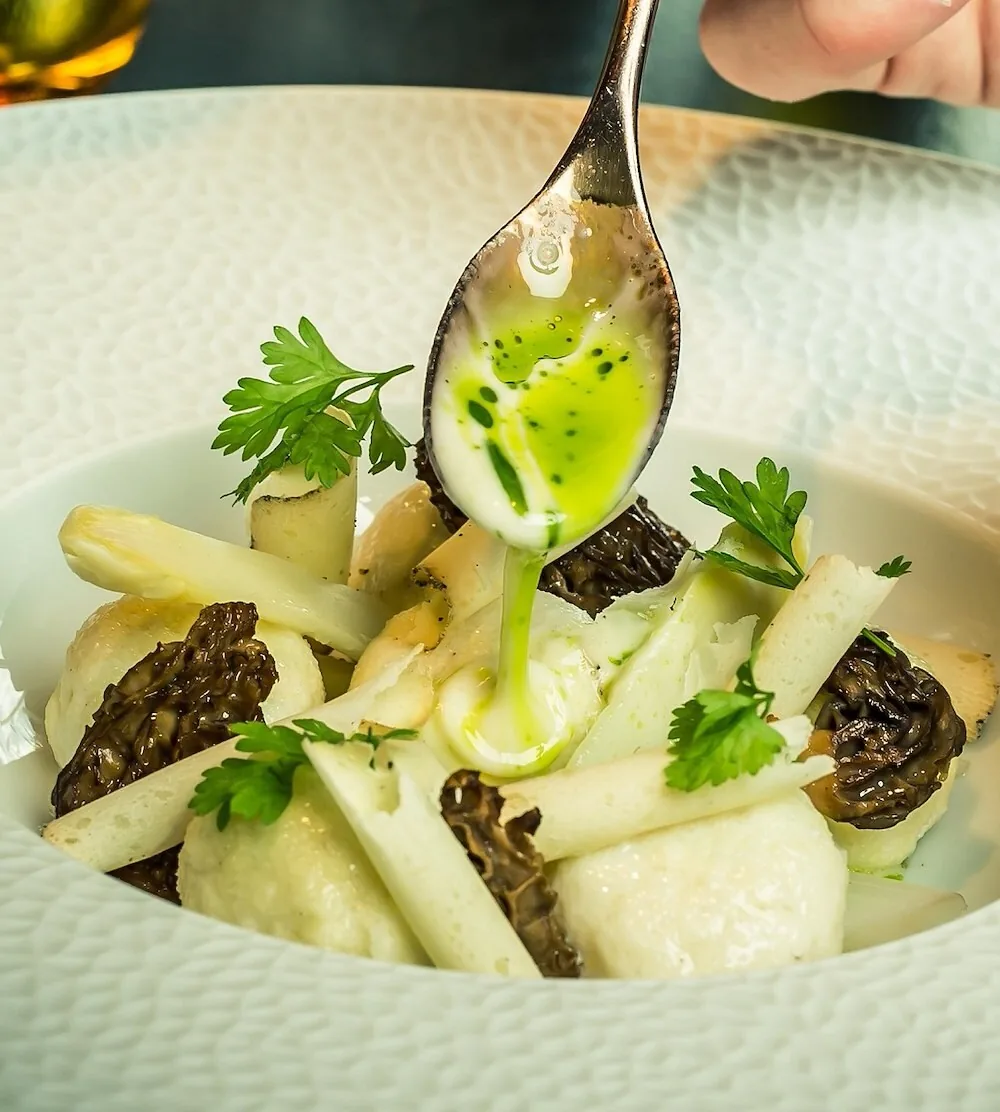 ABar - morel vegetable dish