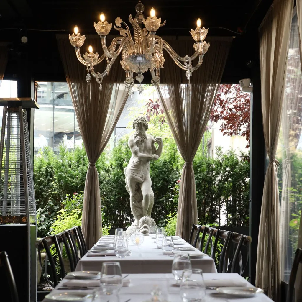 acquafarina - covered terrace