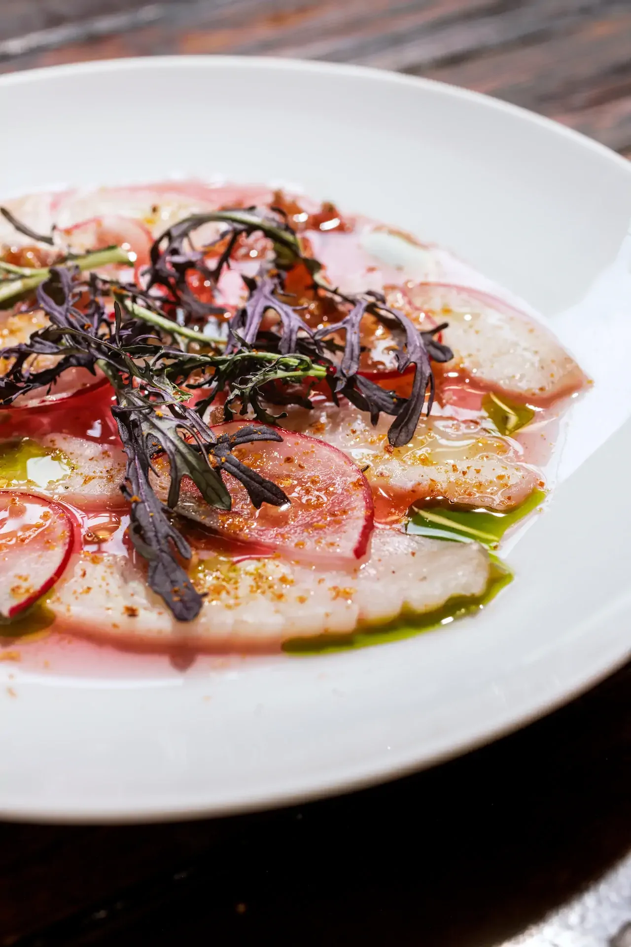Aleli - fish carpaccio with sea herbs