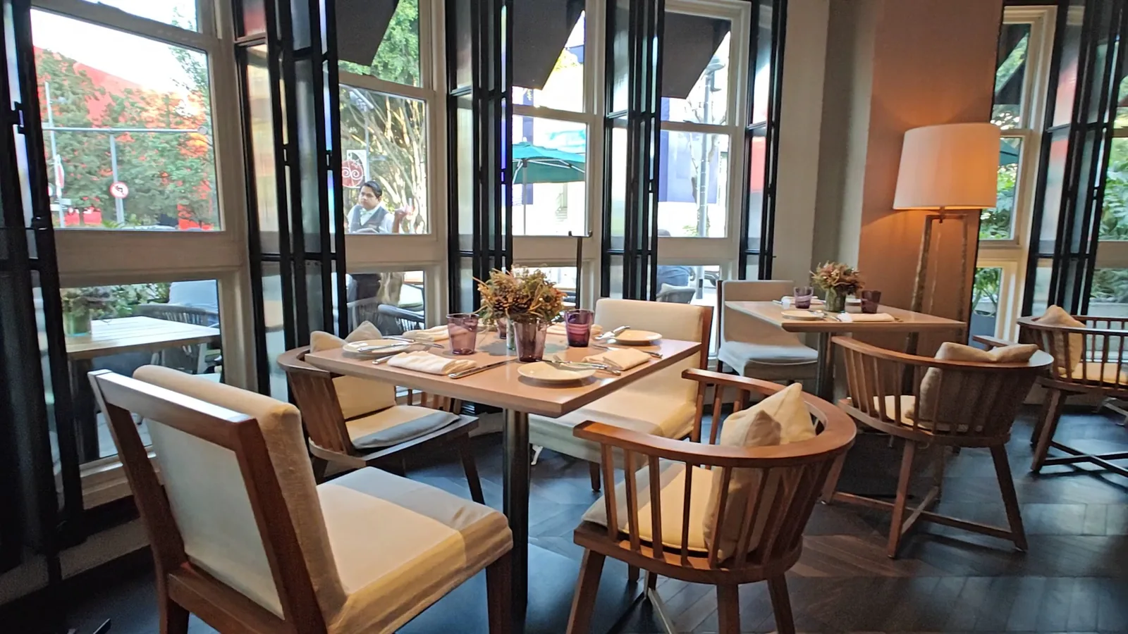 Anatol en Las Alcobas - dining room facing masaryk