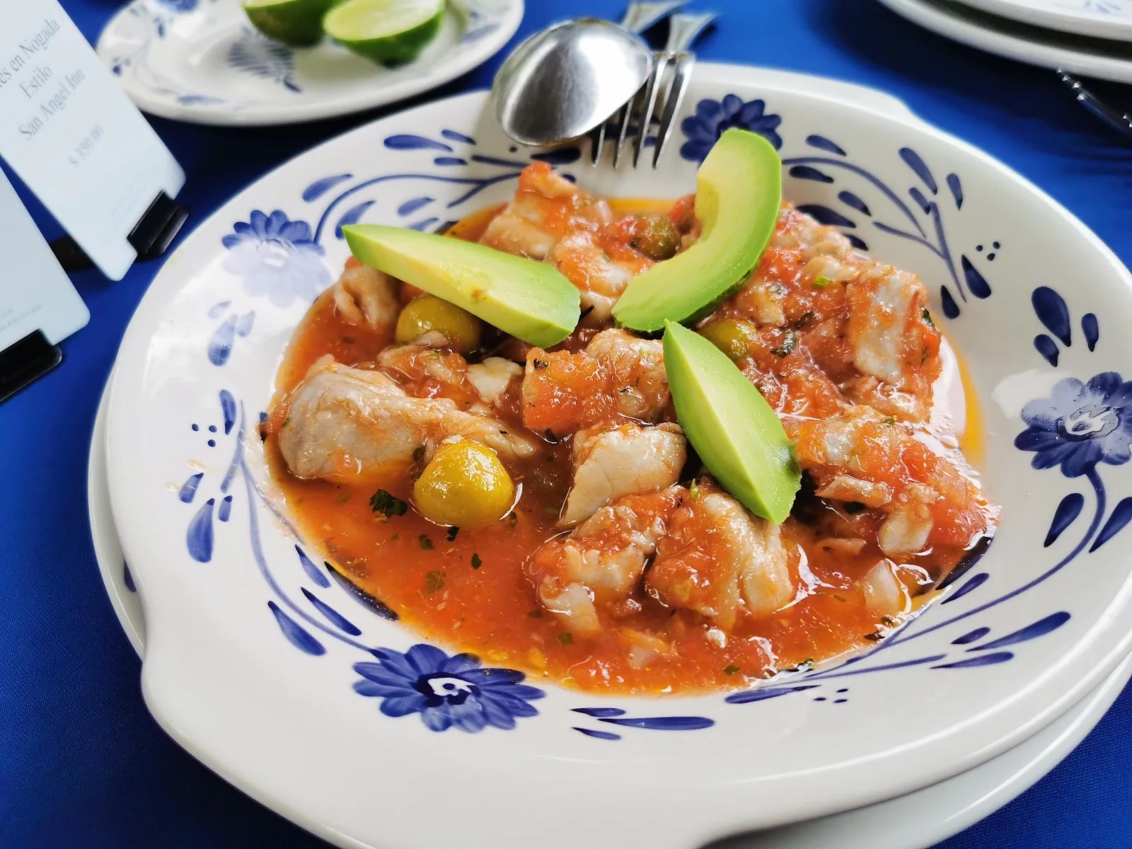 Antiguo San Angel Inn - seafood cocktail with avocado