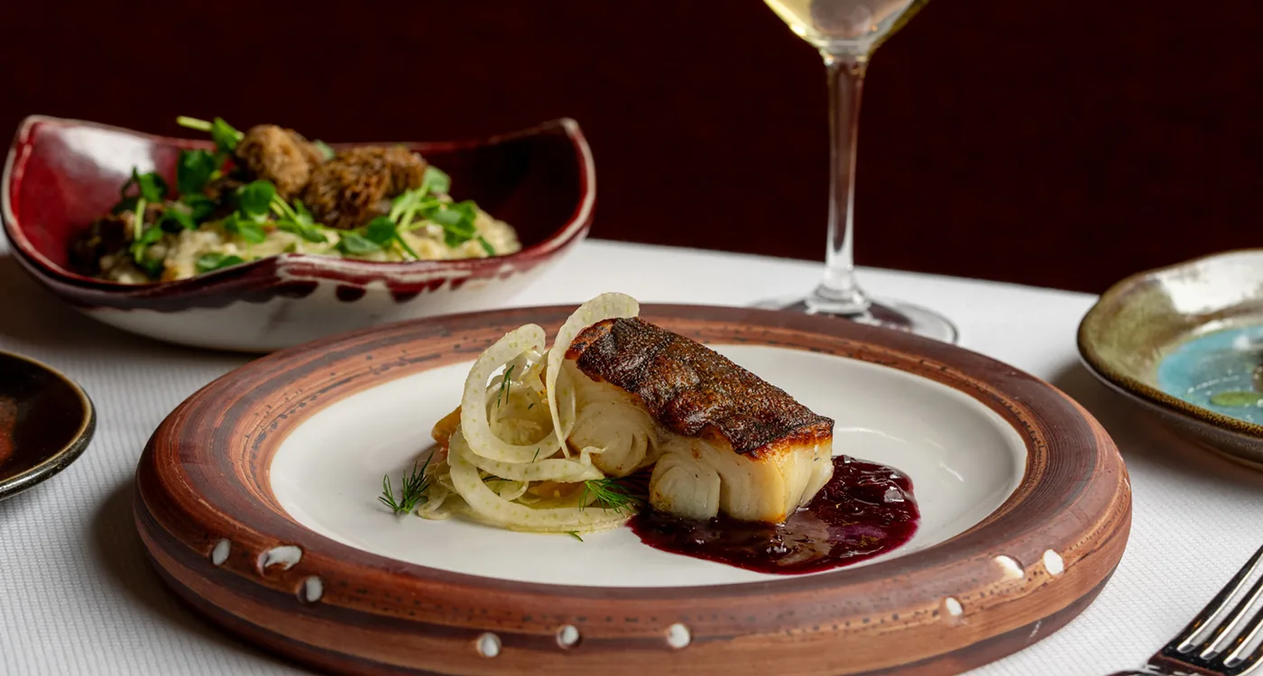 A.R. Valentien - plated fish