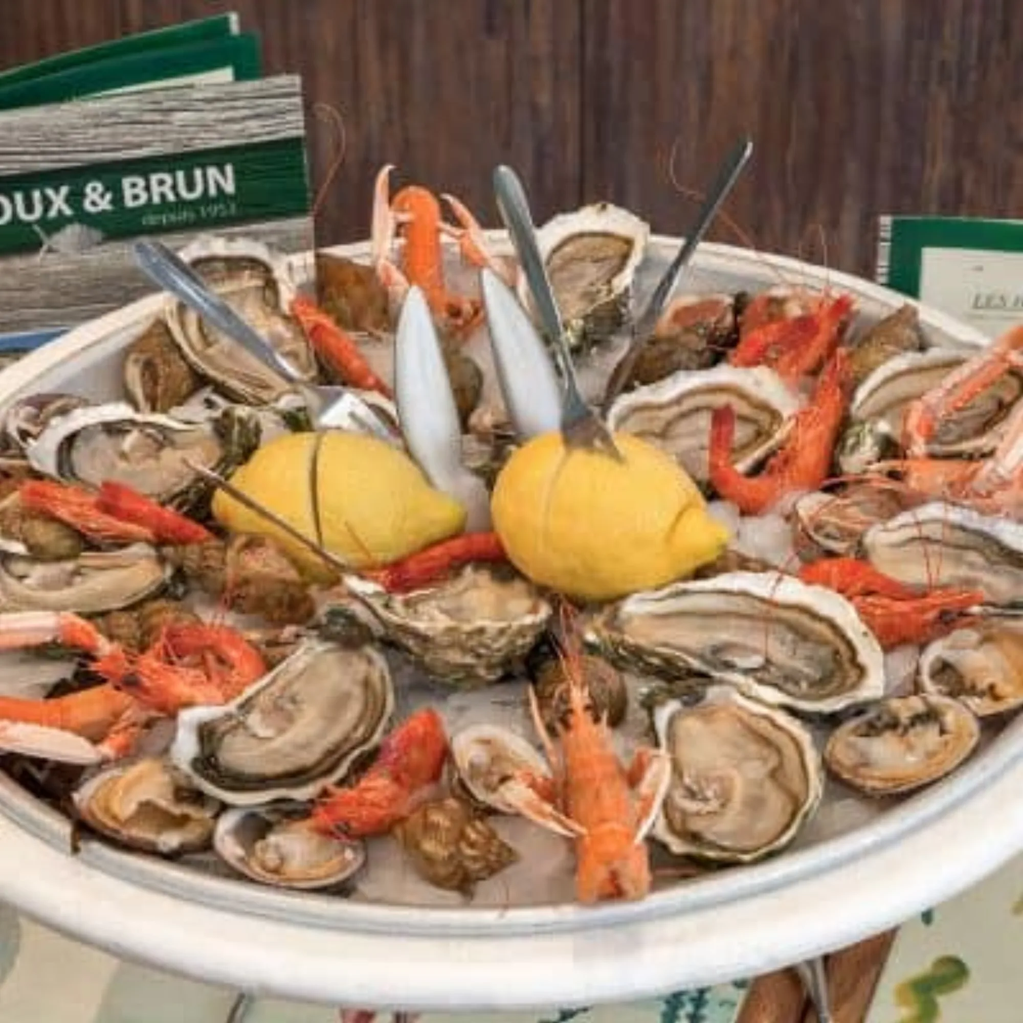 Astoux et Brun - plateau de fruits de mer