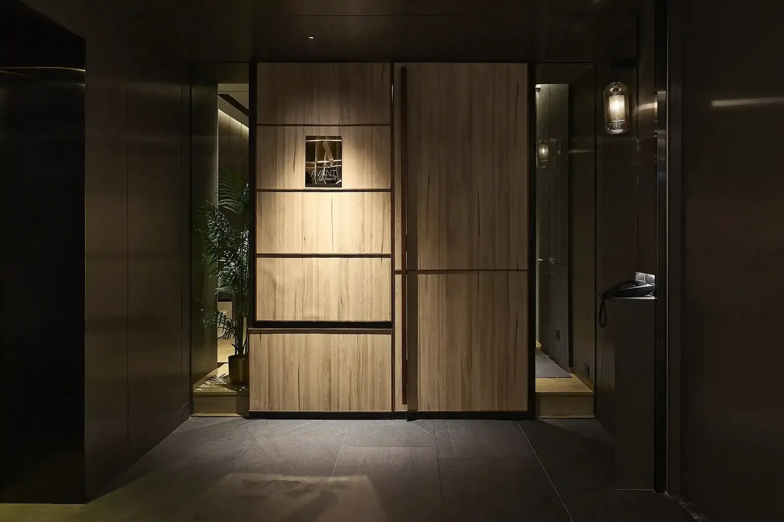 AVANT - interior entrance corridor vestibule