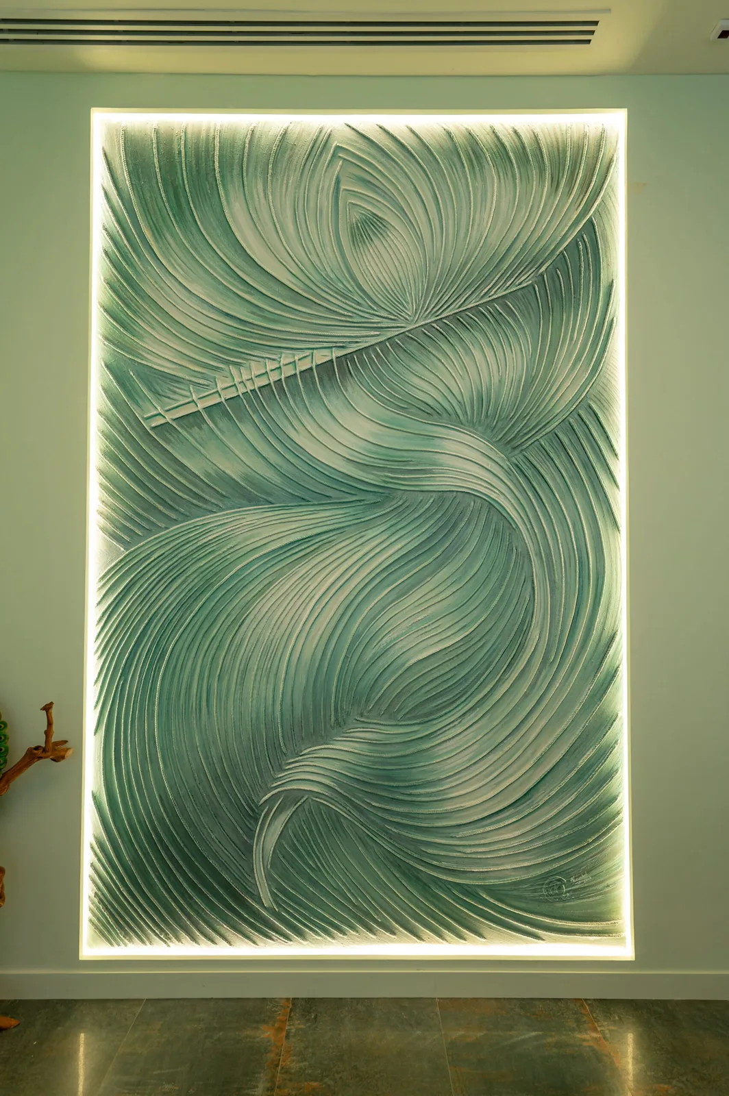 avatāra - lit art panel