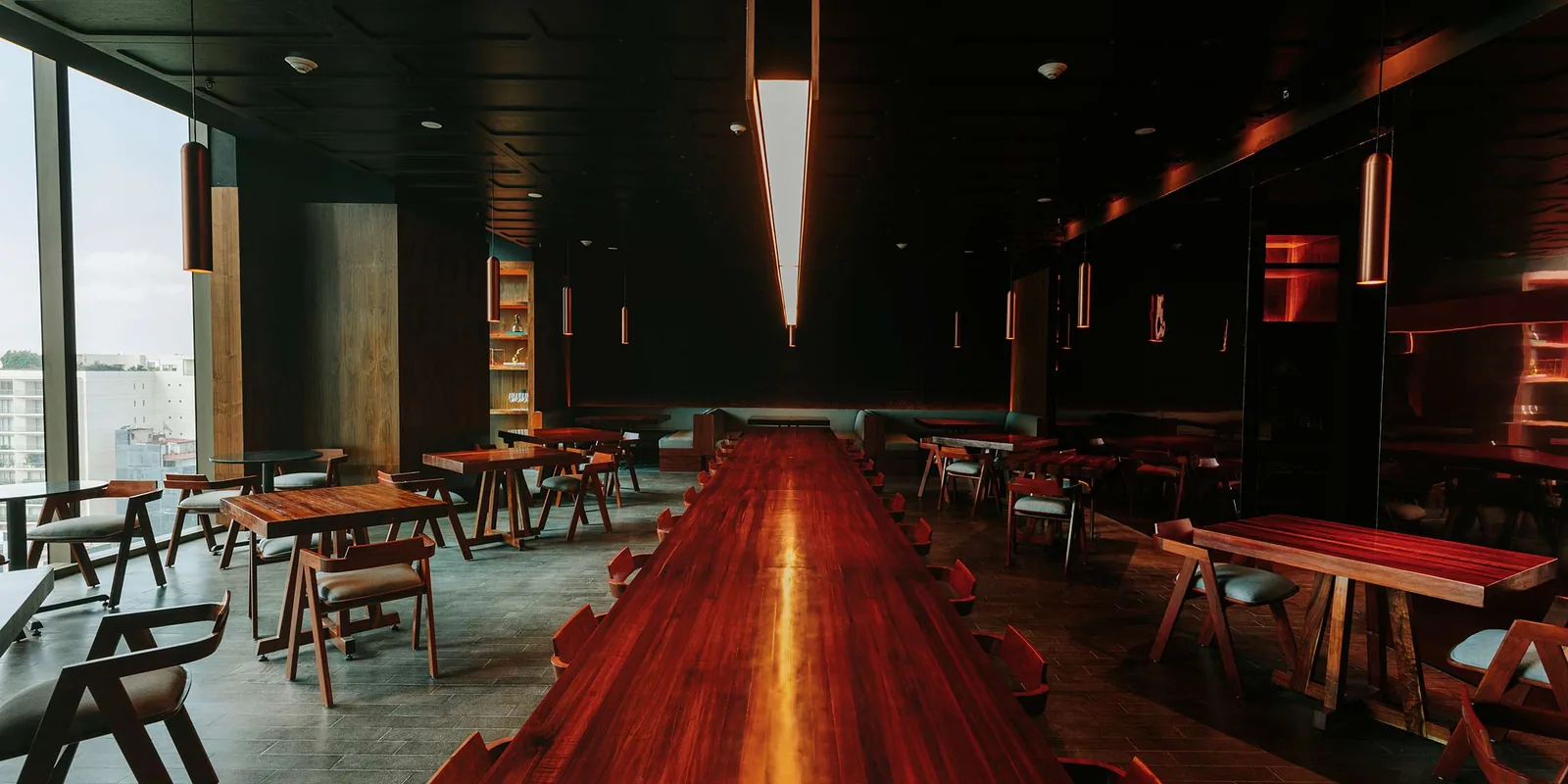 Bajel - dining room long view