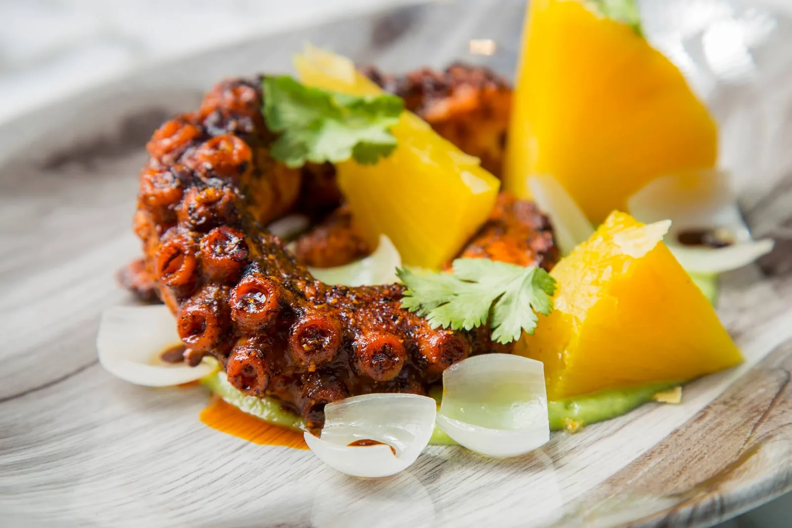Balcon del Zocalo - octopus with mango