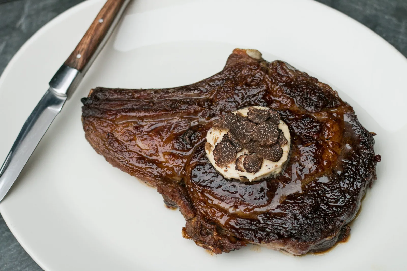 Baltaire - ribeye with truffle
