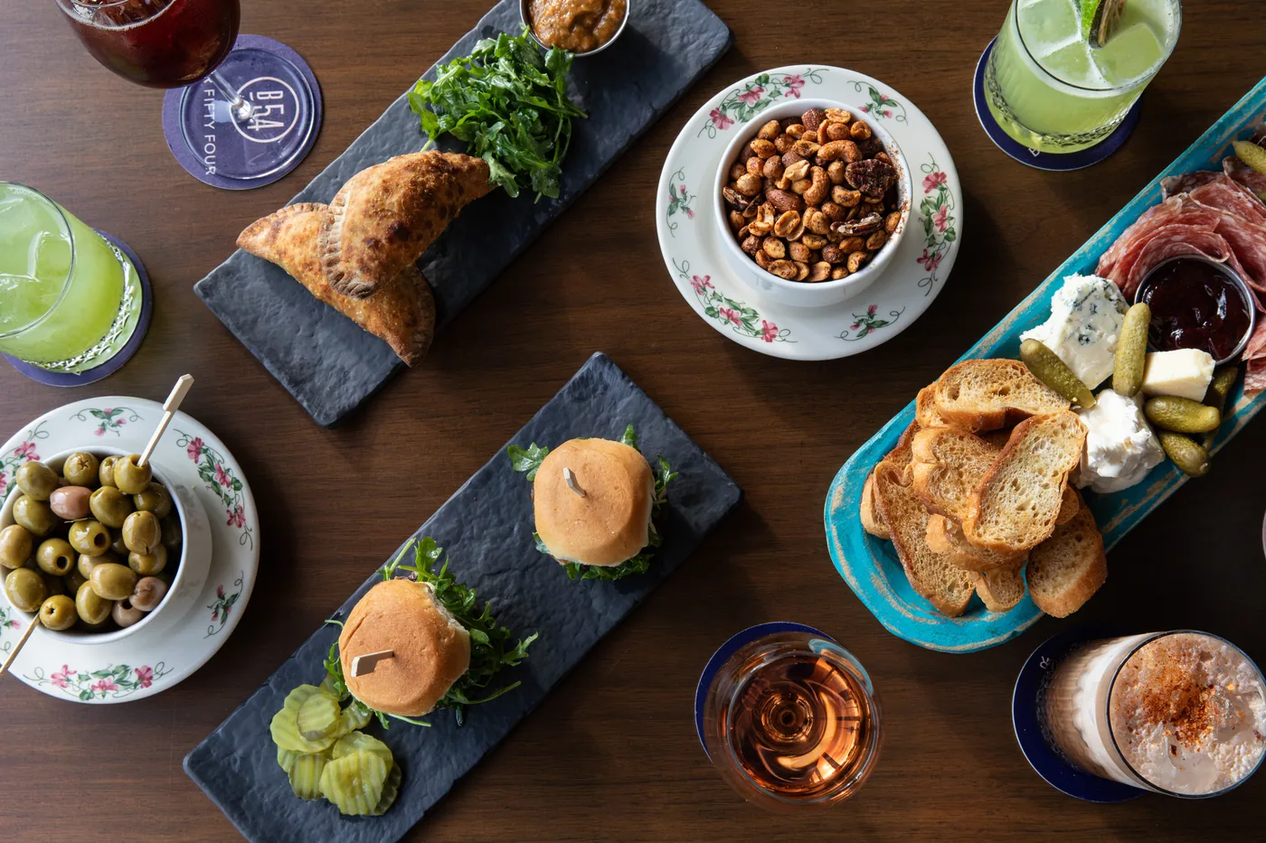 Bar 54 - small plates and cocktails spread