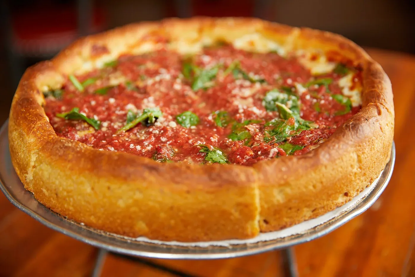 Bartoli's Pizzeria - deep dish pan