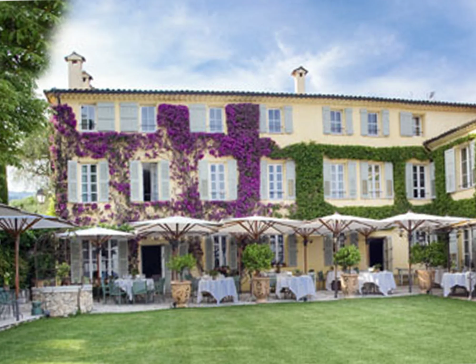 La Bastide Saint-Antoine - new cover bastide saint antoine grasse bougainvillea bastide facade