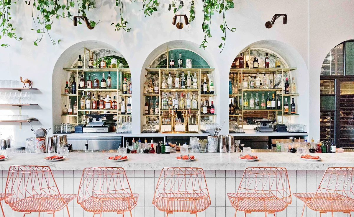 Bavel - bar interior wallpaper