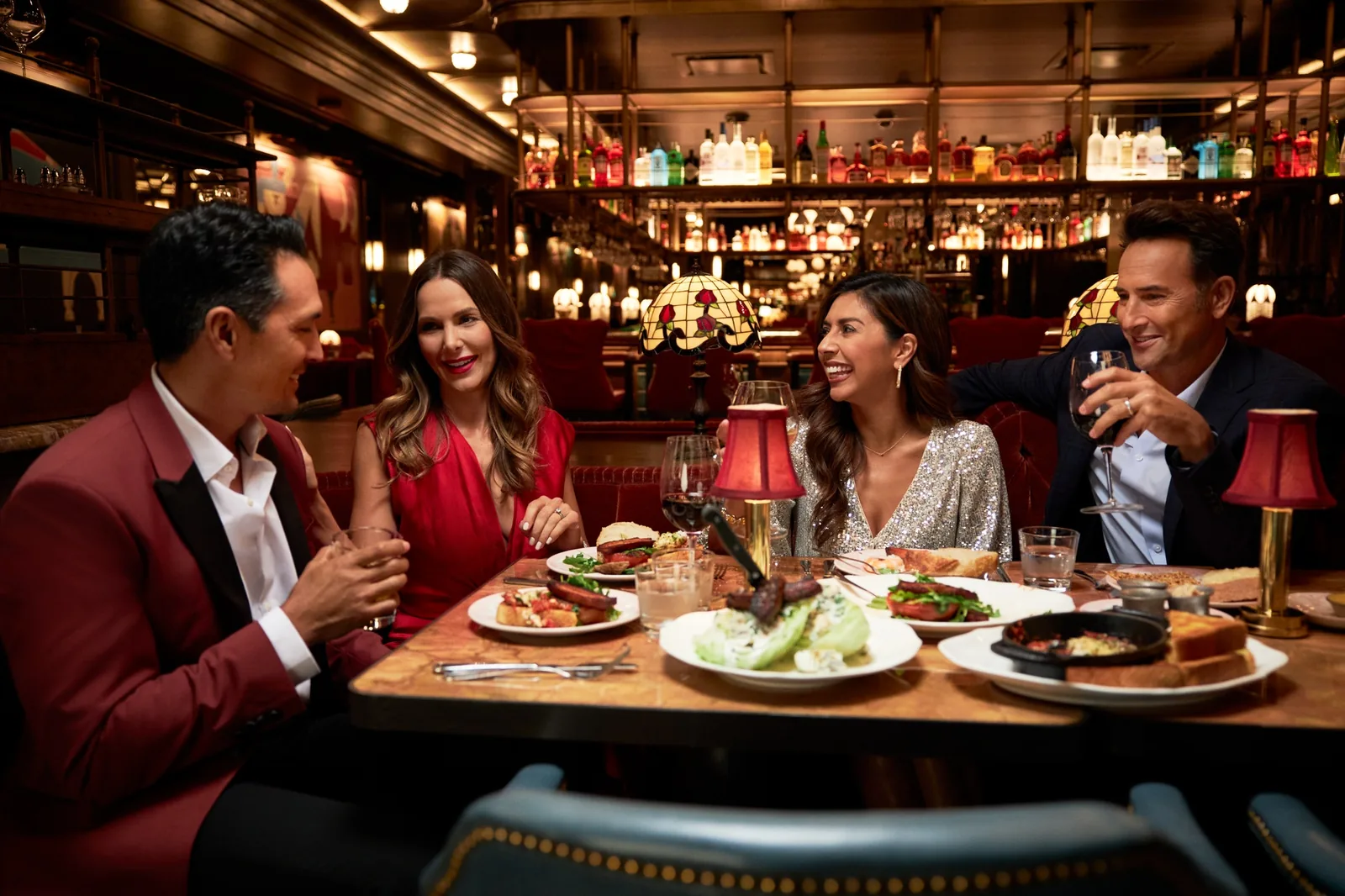 Bavette's Steakhouse and Bar at Park MGM - table setting detail