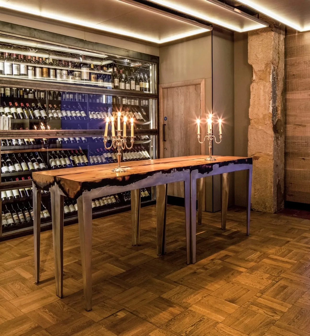 Beast - wine cellar candelabra table