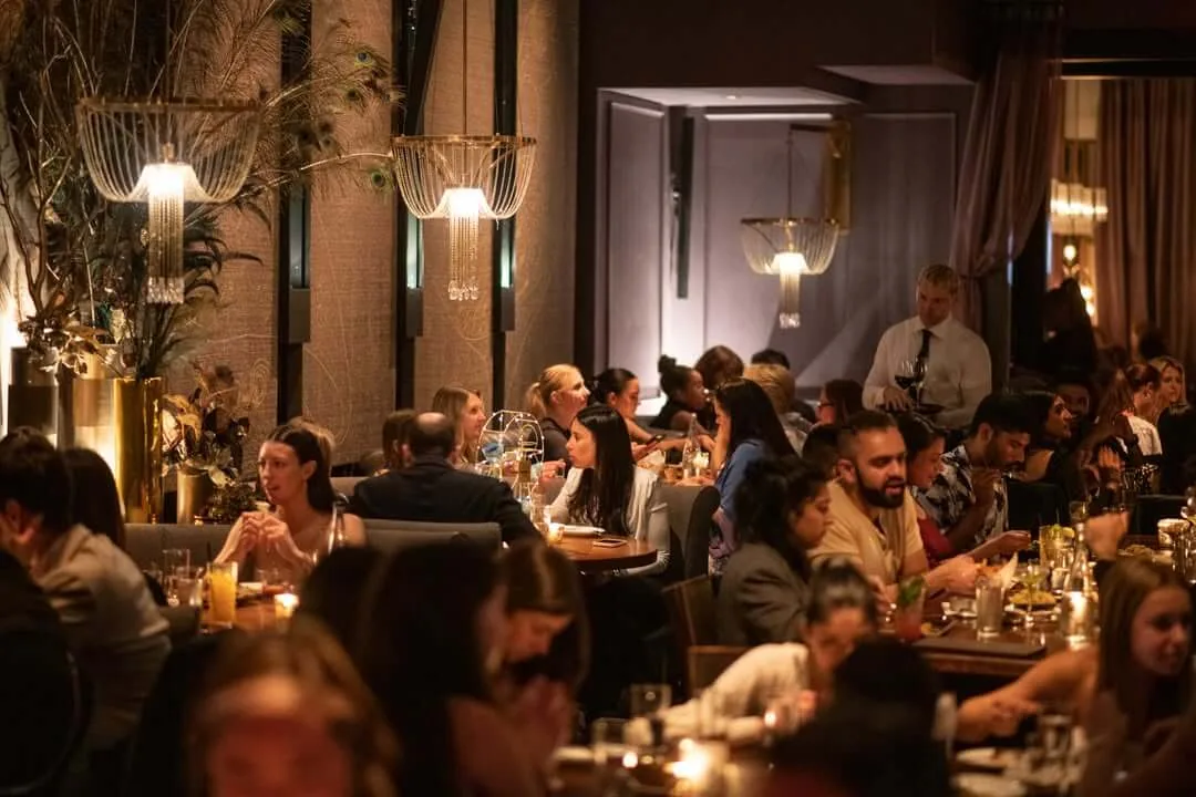 Beauty & Essex - peacock dining room
