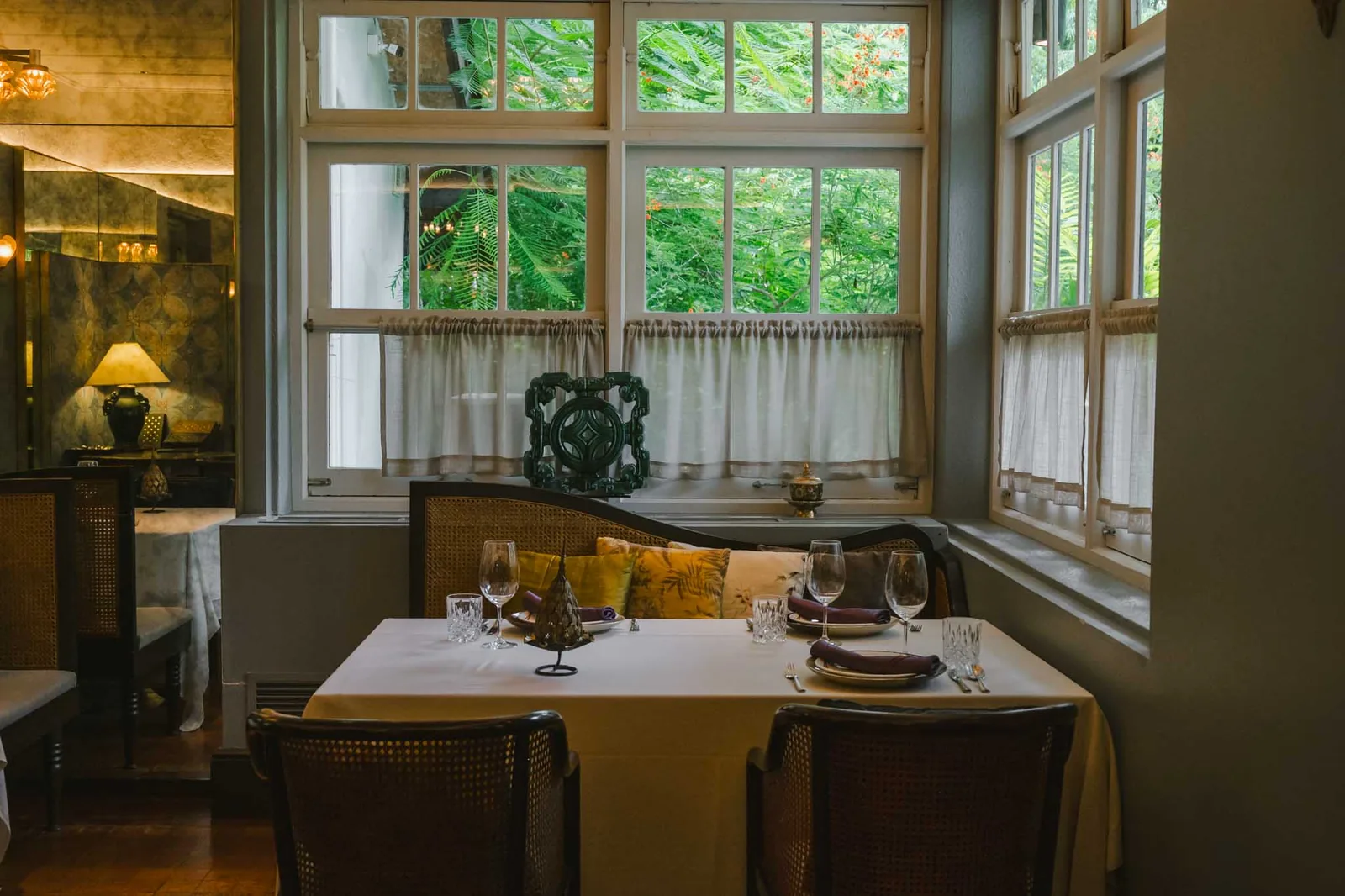 Benjarong - window side dining tables