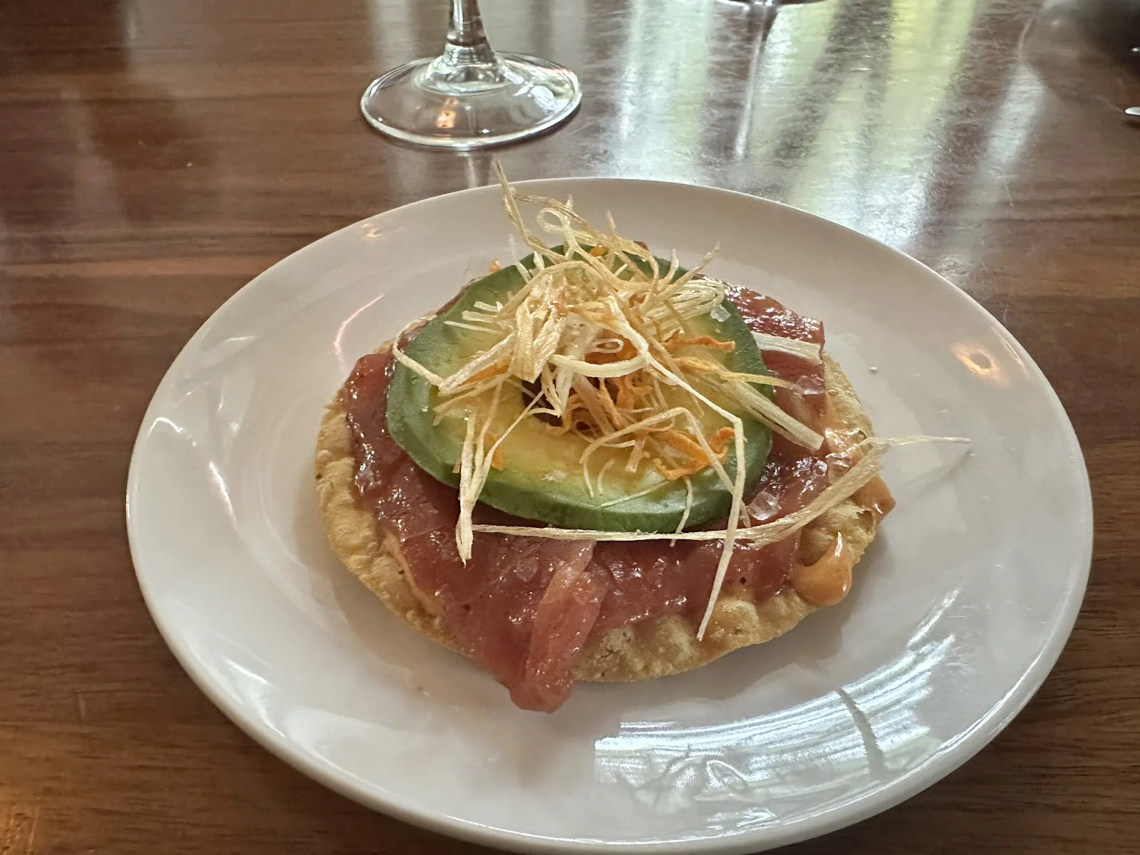 Blanco Colima - tuna tostada