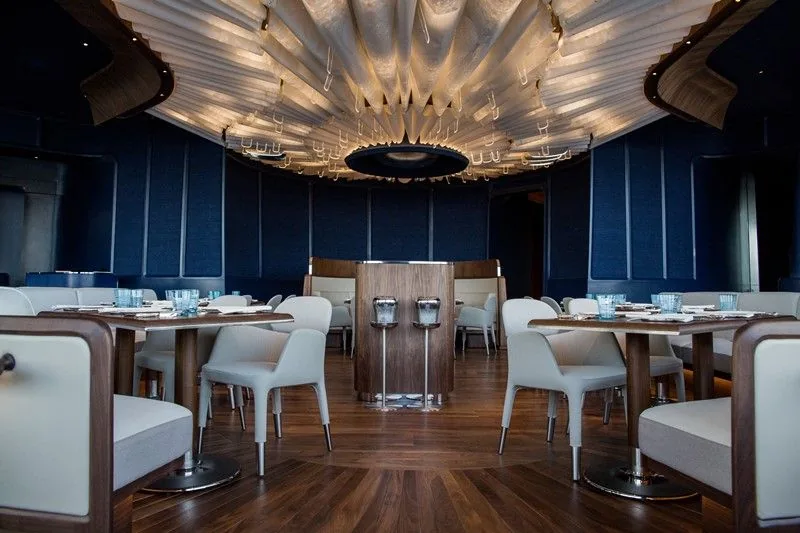 Blue by Alain Ducasse - domed ceiling dining room
