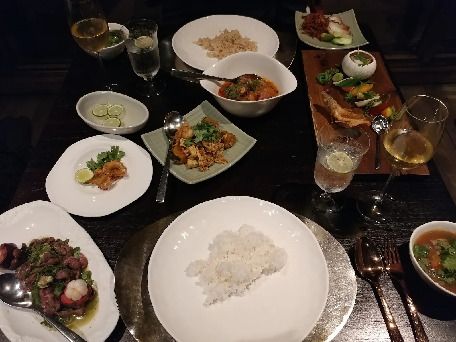 Bo.lan - thai feast table spread