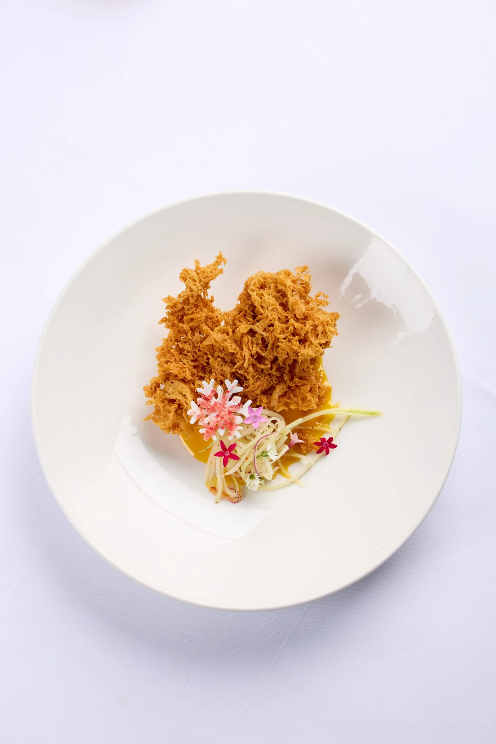 Breeze - crispy chicken orange plated