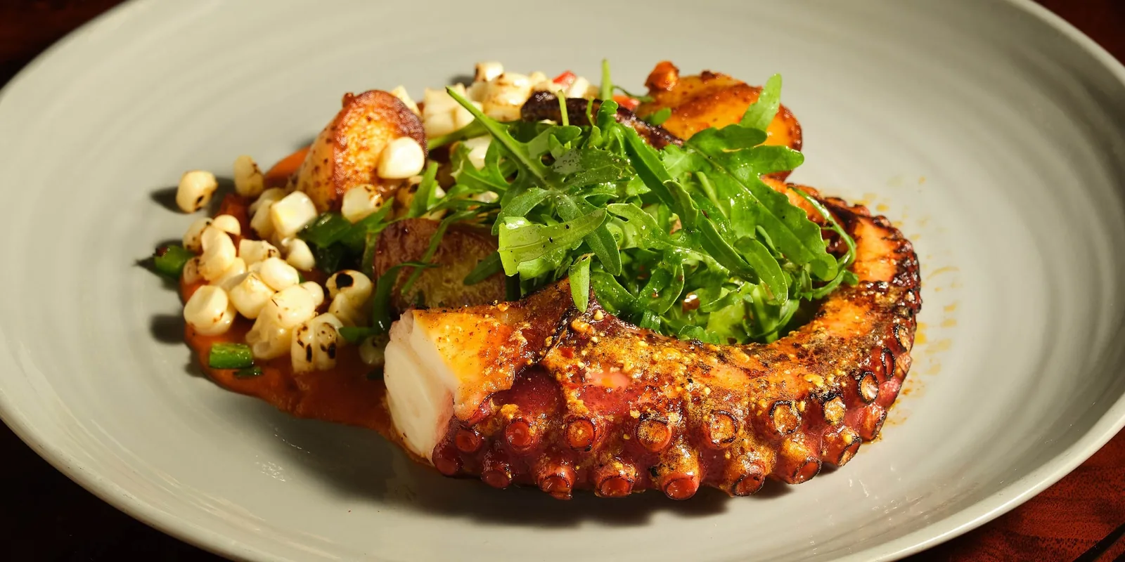 Bull & Bear - grilled octopus