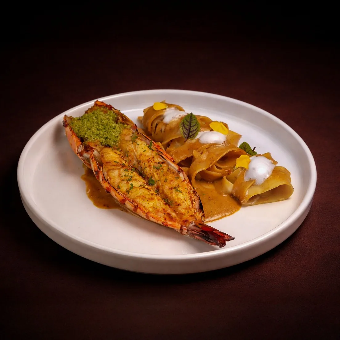 BUP Sky Cuisine - prawn pasta
