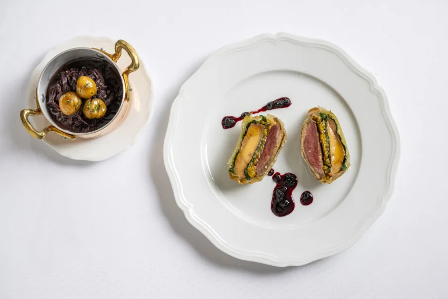 Cafe Carmellini - dish squab en croute