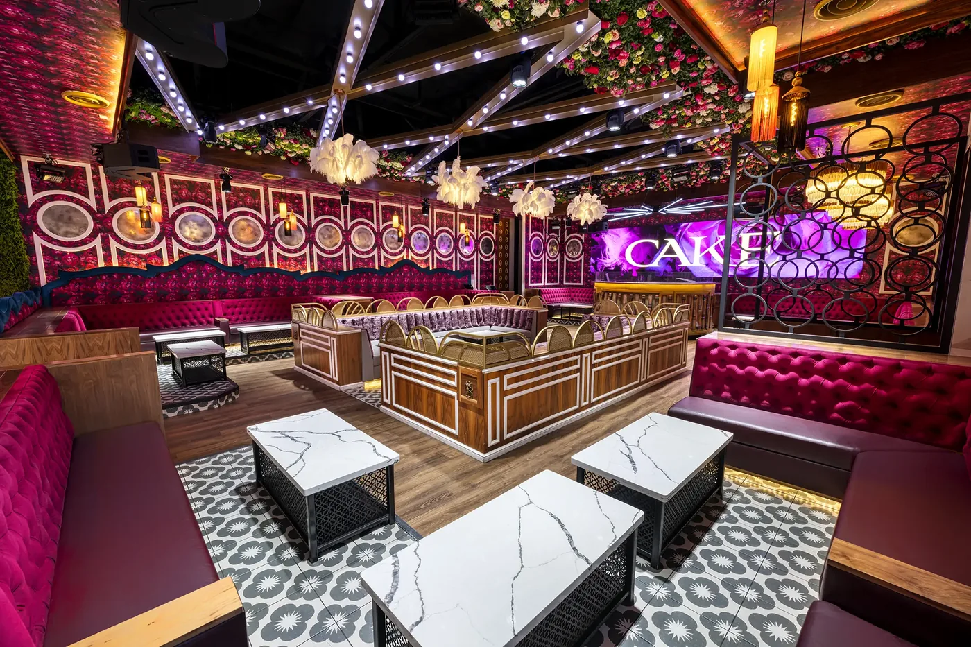 Cake Nightclub - main room vip booths