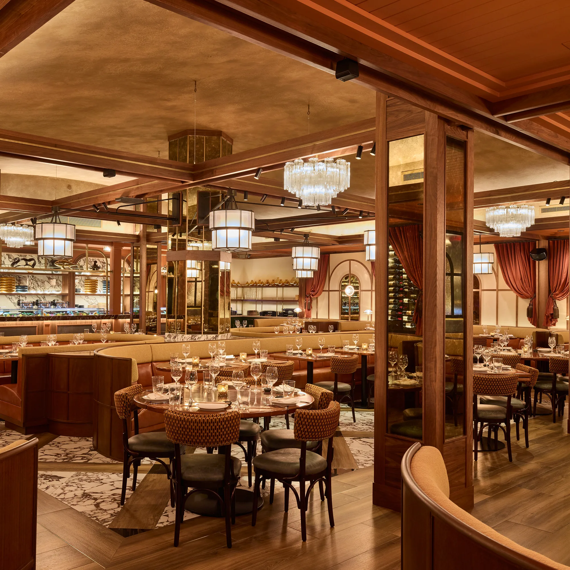 Catch - new cover main dining room chandeliers