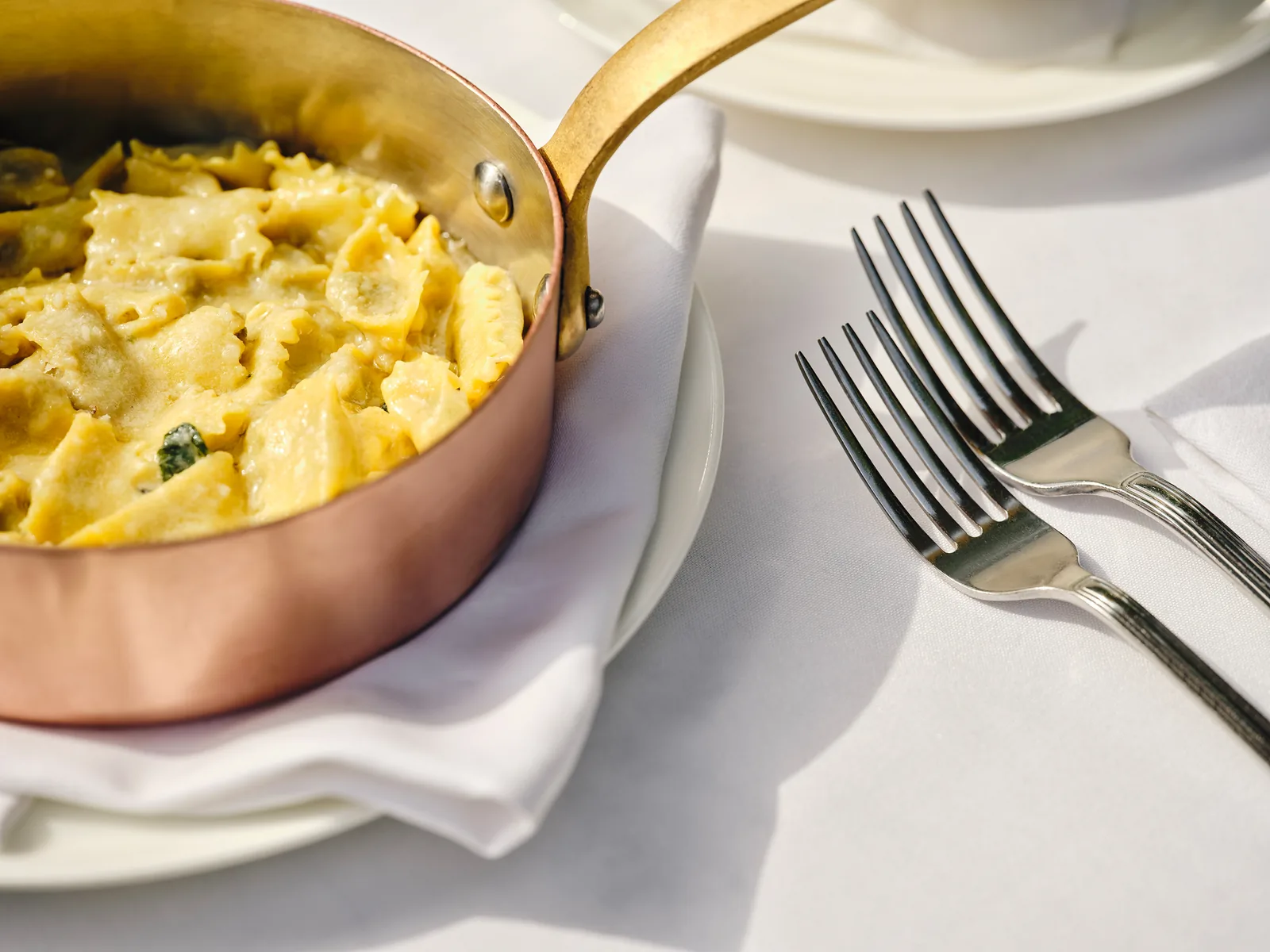 Cecconi's West Hollywood - pasta copper pan