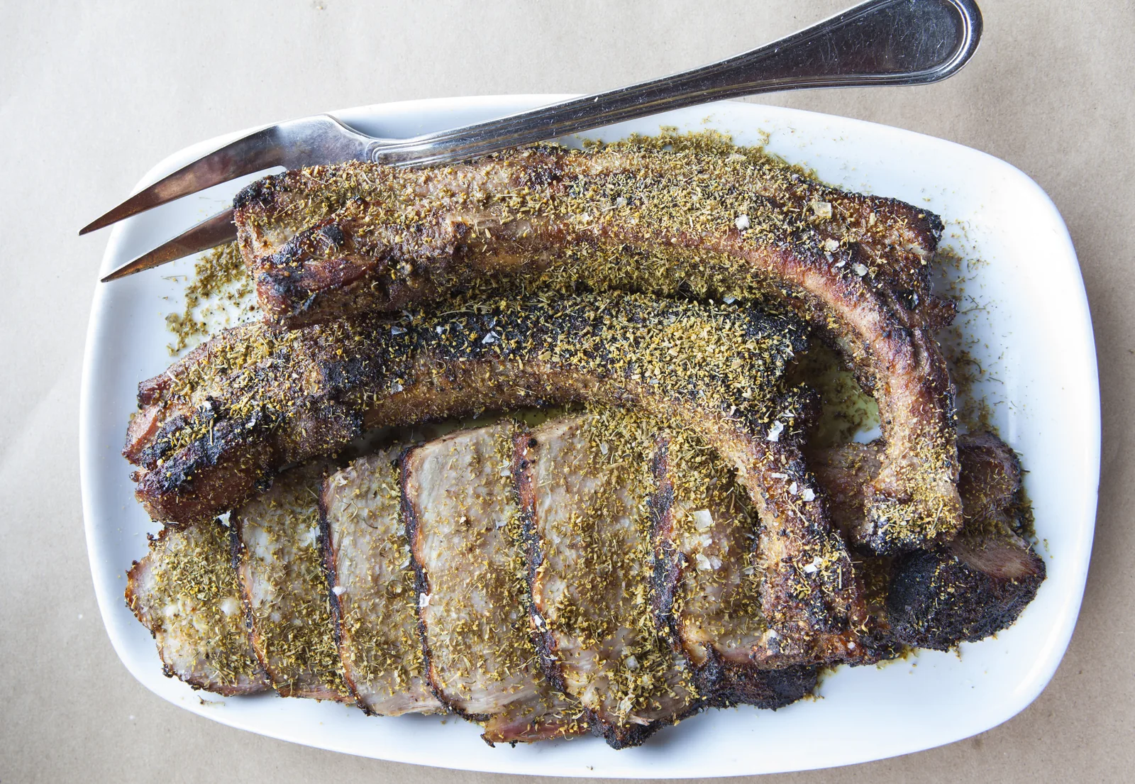 Chi Spacca - tomahawk pork chop