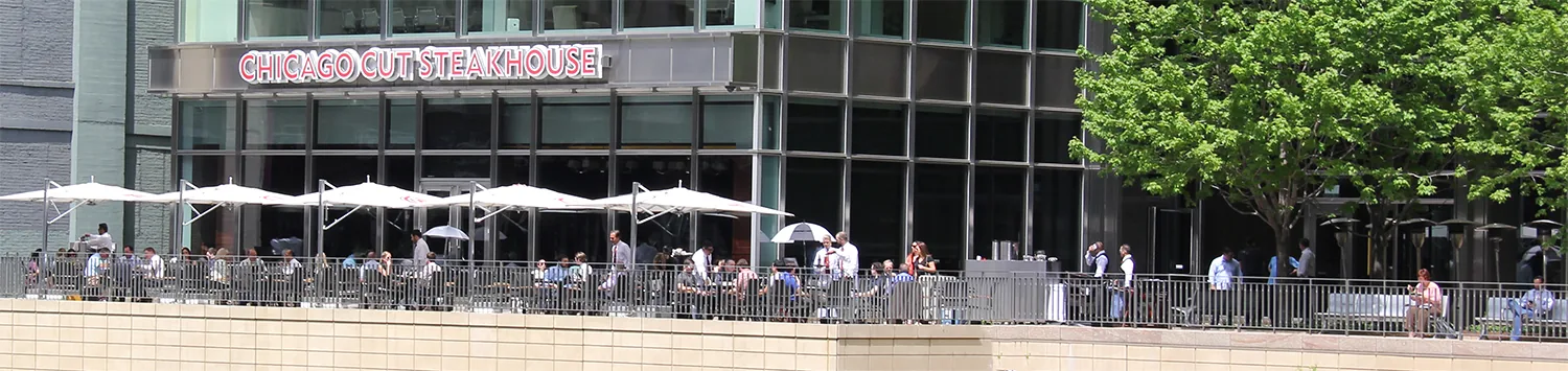 Chicago Cut Steakhouse - riverfront patio