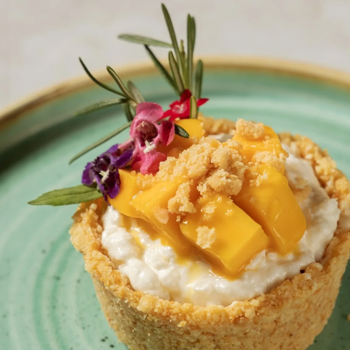 Chim Chim - mango sticky rice tart