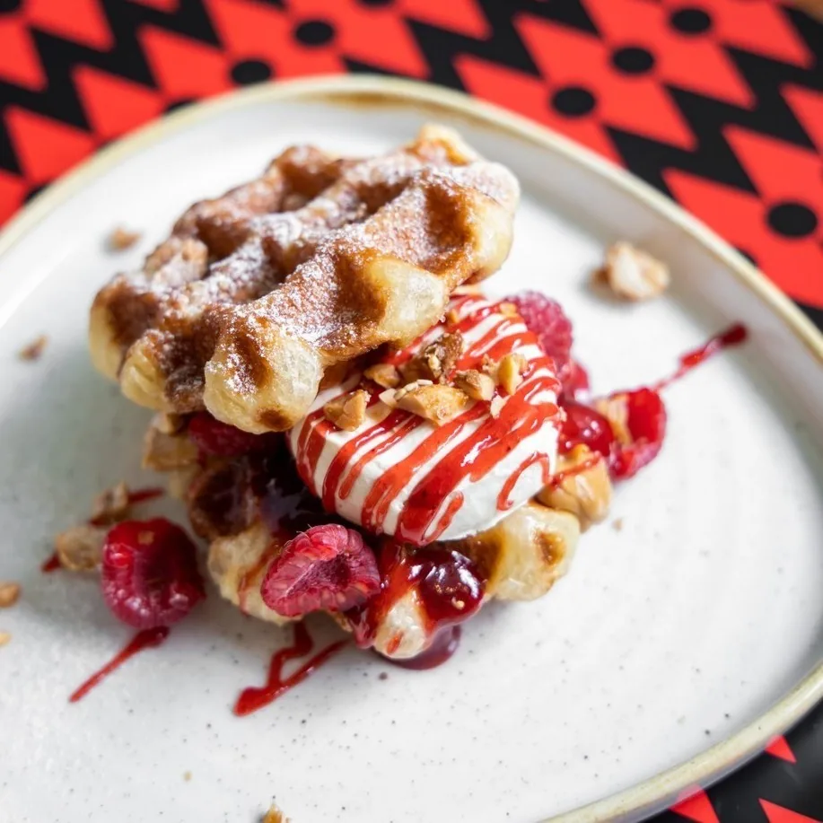 Chim Chim - belgian waffle dessert