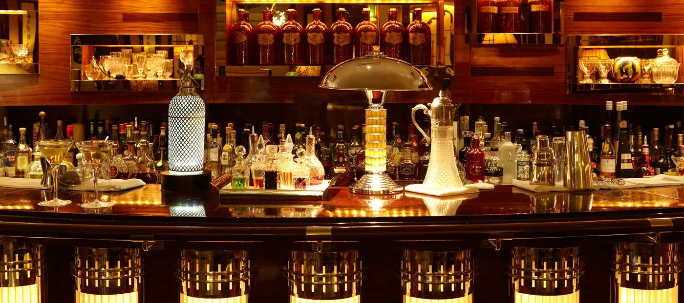 China Tang at the Dorchester - 1930s bar back bar