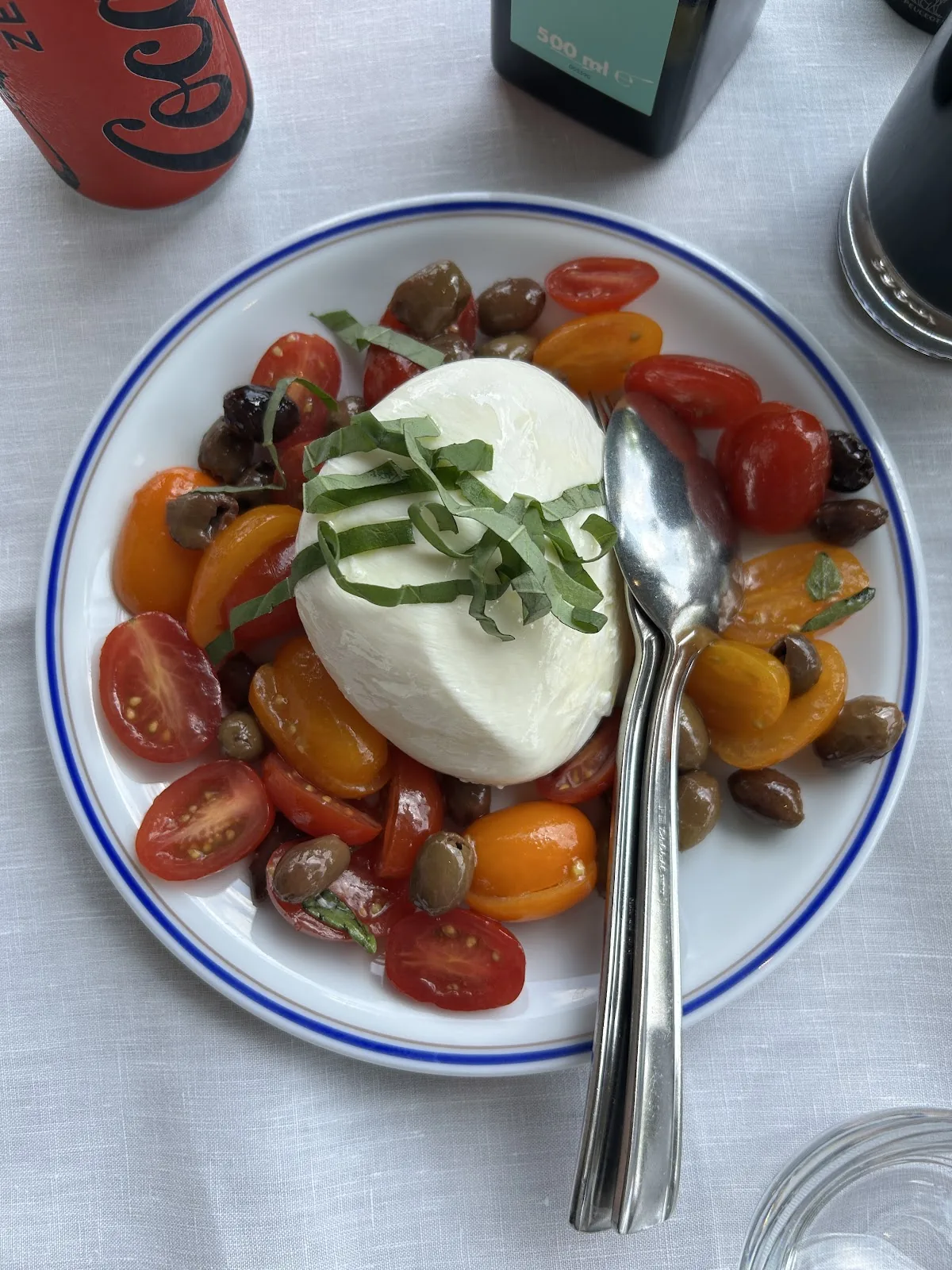 Cipriani Mexico City - burrata and tomato salad