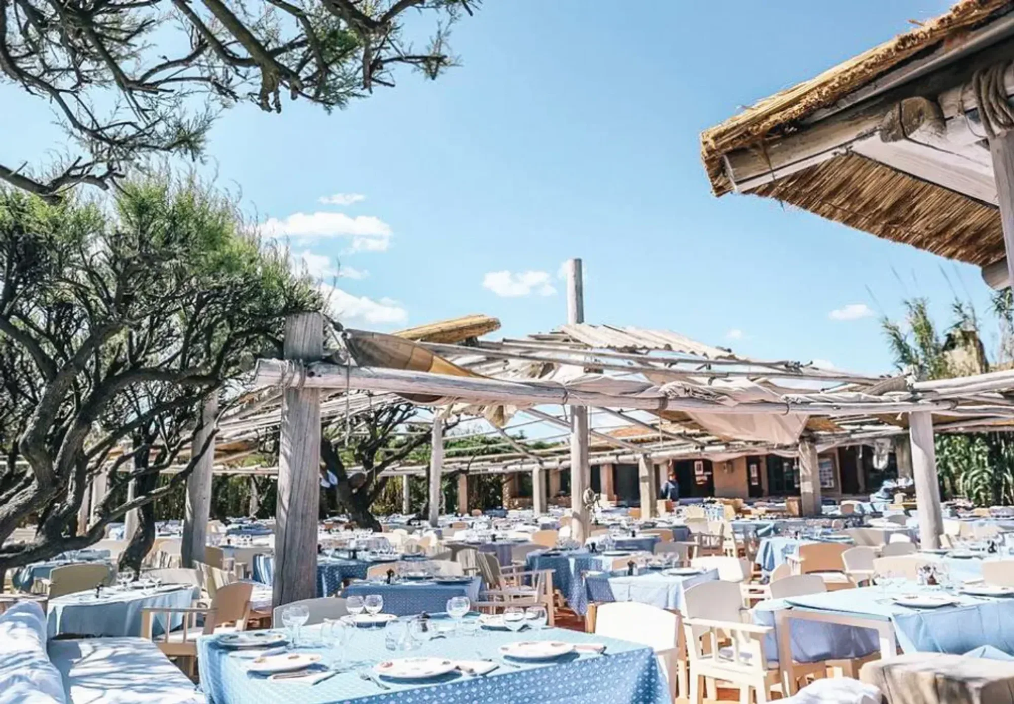 Club 55 on Pampelonne Beach in Saint-Tropez