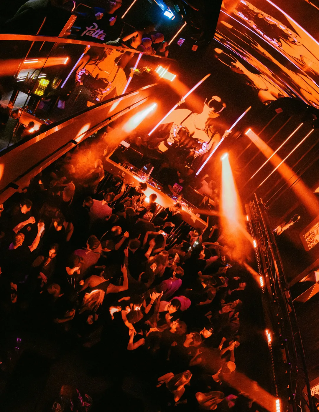 Club 77 - dj booth lighting production