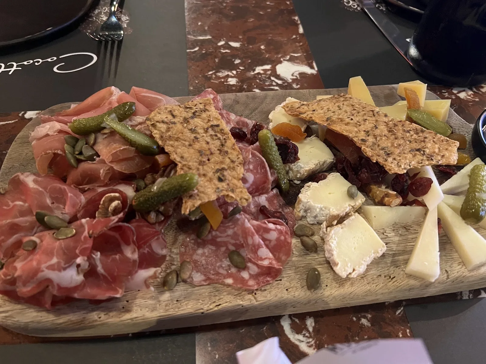 Cocotte Farm Roast & Winery - charcuterie cheese board
