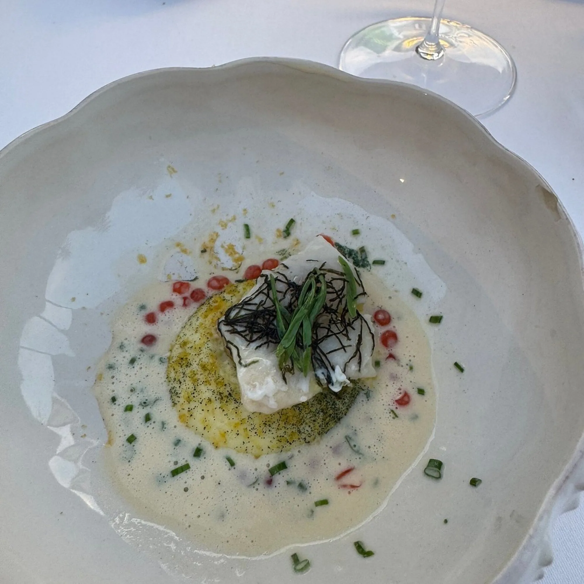 Colette - plated fish broth