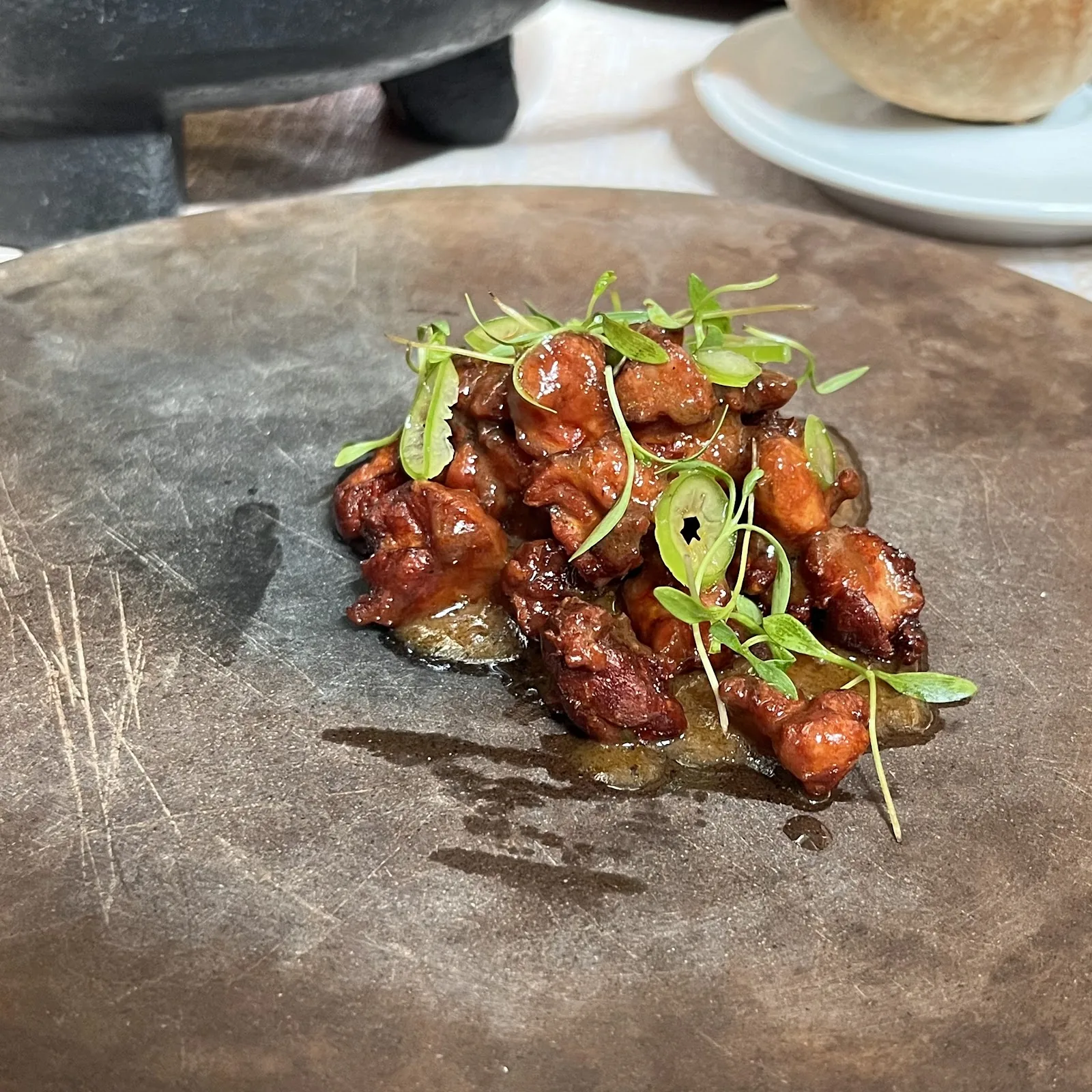Comedor Jacinta - chicharron prensado tostada