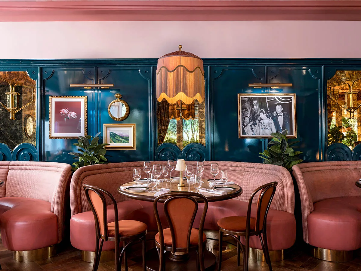 Contessa - teal dining room