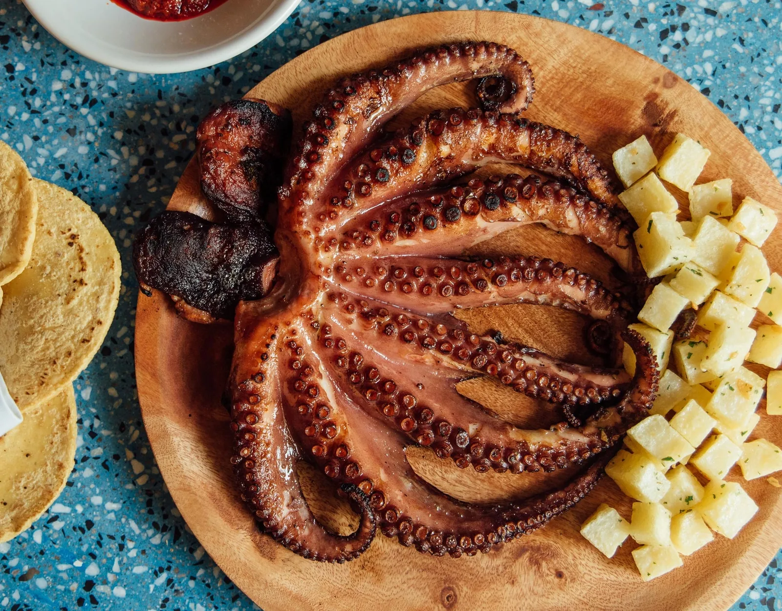 Contramar - grilled octopus