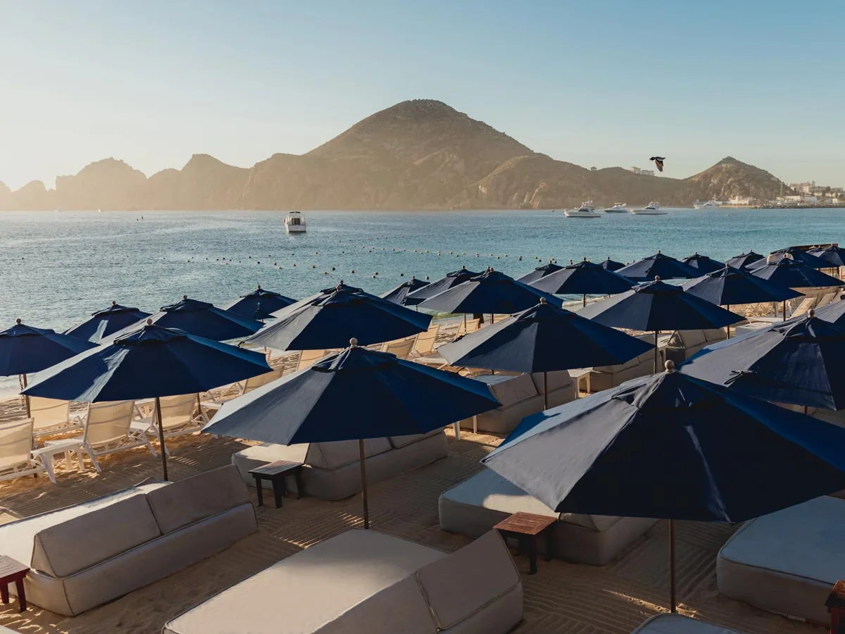 Corazon Cabo Beach Club - w02 corazon beach club cabo beachfront loungers