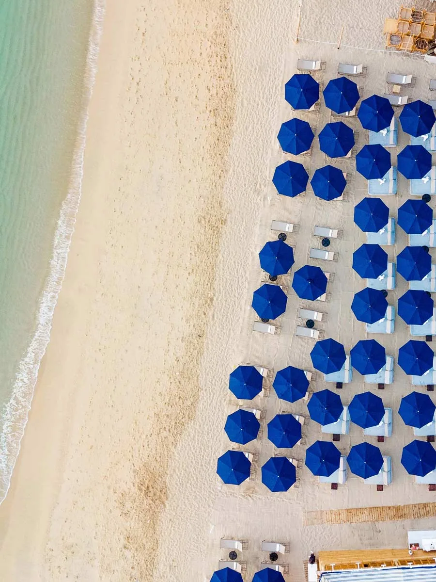 Corazon Cabo Beach Club - w03 corazon beach club cabo aerial umbrellas