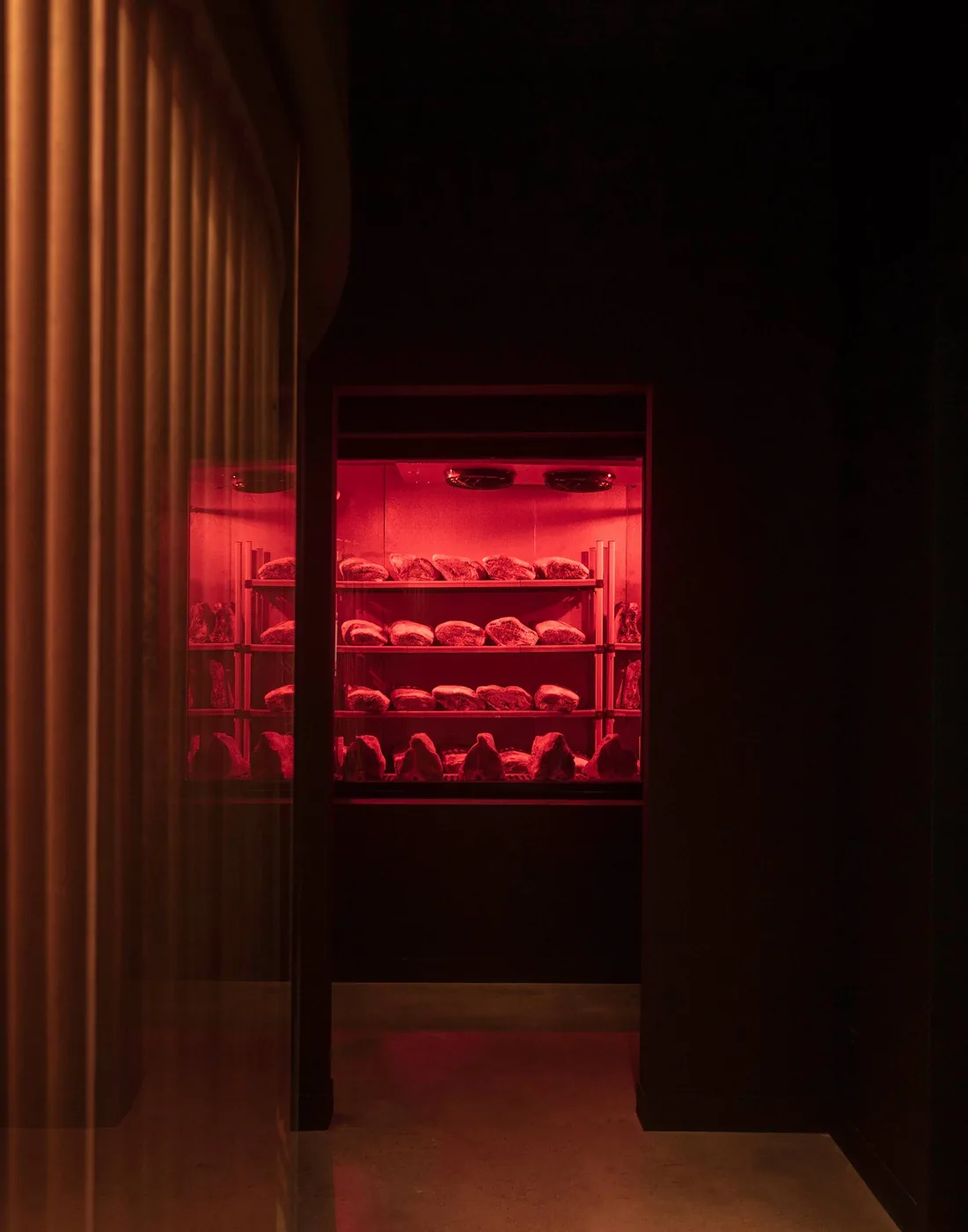COTE Miami - dry aging room