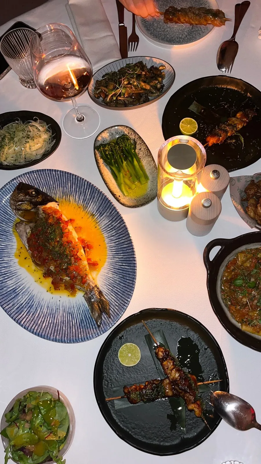 CouCou Dubai - dinner spread