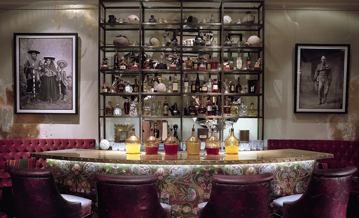 COYA - pisco bar counter